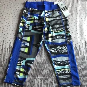 Adidas TF Capri Blue Multi Print NWT Size Small